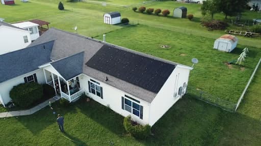 Home solar panel array