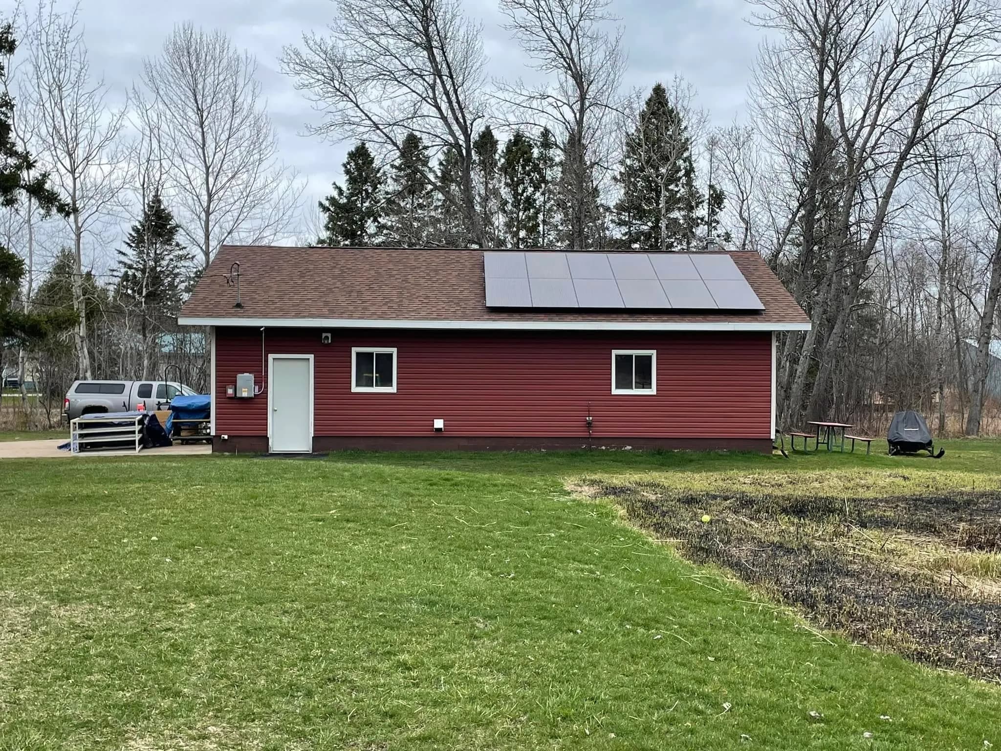 Completed solar panel installation project by LightSkye Energy
