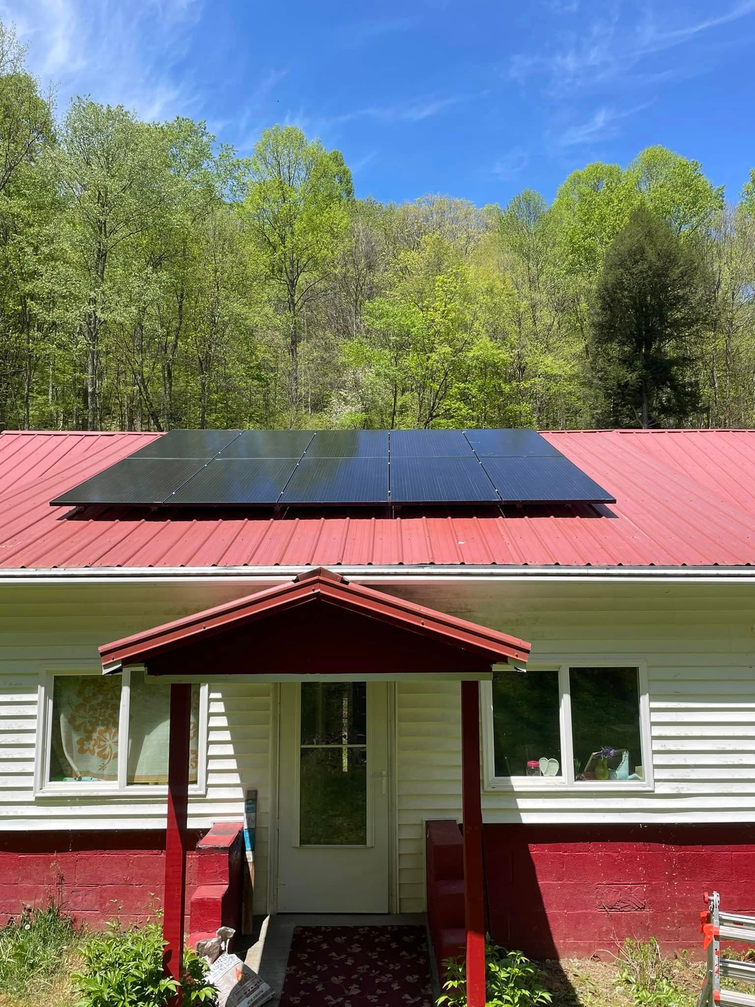 LightSkye solar panel installation project on residential home